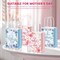 16 Pcs Mother's Day Gift Bags - 6.3" x 8.3" Pink & Light Blue Heart Paper Bags - Small Bulk Treat Bags with Handles for Mother's Day Favors and Gifts